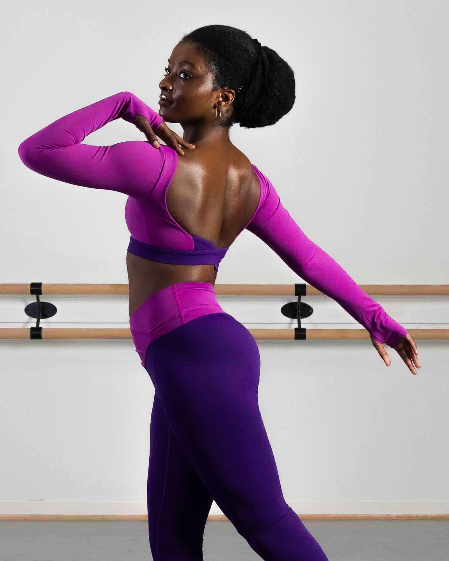 Amethyst Crossover Leggings